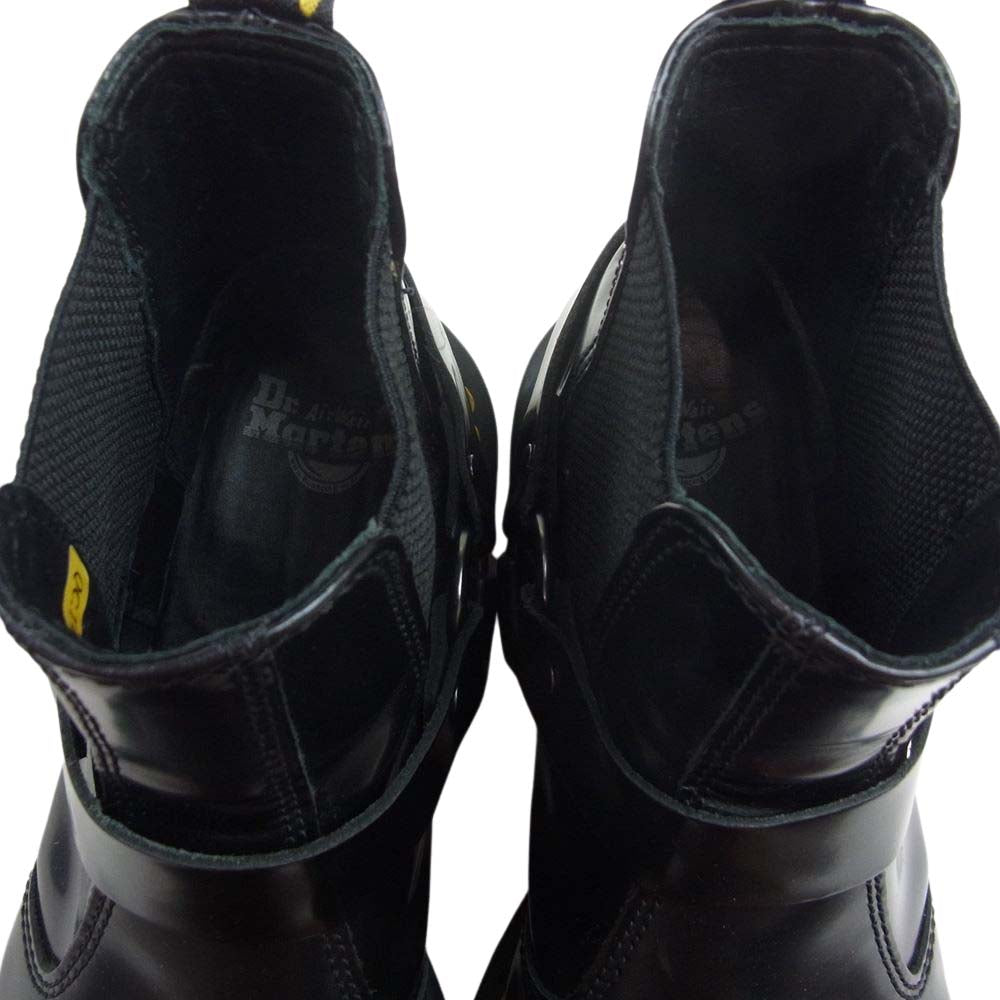Dr.Martens ドクターマーチン WINCOX ウィンコックス ベルト チェルシー サイドゴア ブーツ ブラック系 UK8【中古】