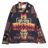Sacai サカイ × PENDLETON ペンドルトン 21SS 21-02470M Archive Print Mix アーカイブ プリント ミックス オープンカラー シャツ ブラック系 2【美品】【中古】