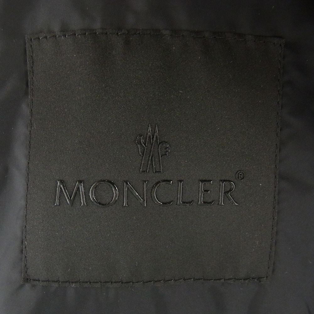 MONCLER モンクレール 22SS I1091A00175 68352 JUNICHI GIUBBOTTO フーデッド ロゴ ナイロン ブルゾン ブラック系 3【極上美品】【中古】