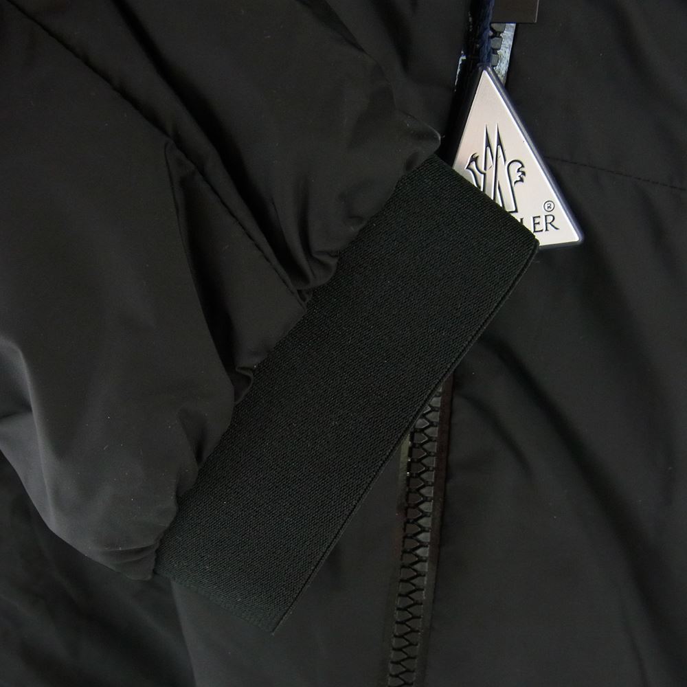 MONCLER モンクレール 22SS I1091A00175 68352 JUNICHI GIUBBOTTO フーデッド ロゴ ナイロン ブルゾン ブラック系 3【極上美品】【中古】