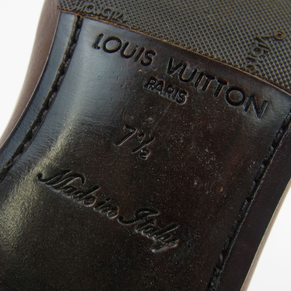 LOUIS VUITTON ルイ・ヴィトン サイド エラスティック ブーツ  ブラウン系 7.5【中古】