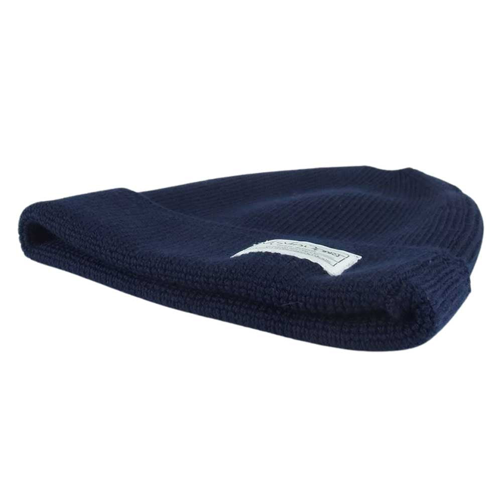 VISVIM ビズビム 21AW 0121308003002 VS KNIT CAP F NAVY ウォッシャブル ウール ニット キャップ ネイビー系 F【新古品】【未使用】【中古】