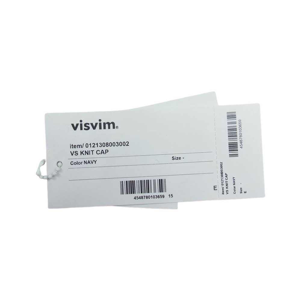 VISVIM ビズビム 21AW 0121308003002 VS KNIT CAP F NAVY ウォッシャブル ウール ニット キャップ ネイビー系 F【新古品】【未使用】【中古】