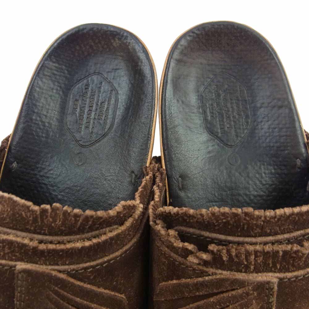 VISVIM ビズビム 20AW 120102002001 CHRISTO SHAMAN-FOLK DK.BROWN クリスト シャーマン サンダル ブラウン系 L【中古】