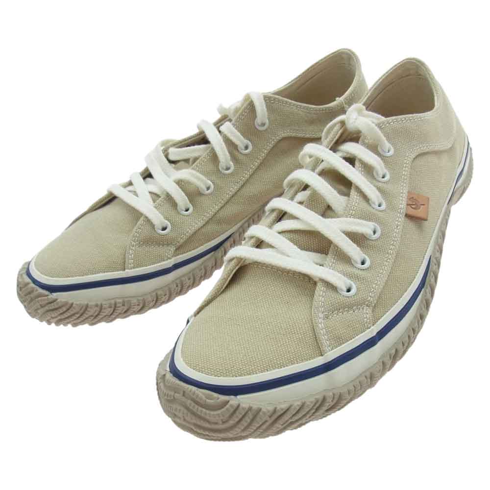 SPINGLE MOVE スピングルムーブ キャンバス ローカット スニーカー ベージュ系 L【中古】