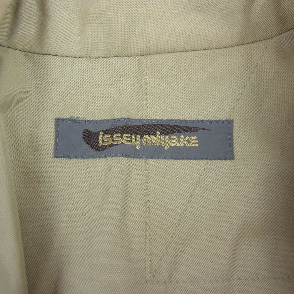 ISSEY MIYAKE イッセイミヤケ JG62029 80s ヴィンテージ トレンチ コート ベージュ系【中古】