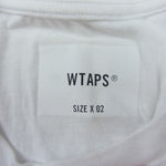 WTAPS ダブルタップス 23SS 231ATDT-CSM28 SIGN SS COTTON ロゴ 半袖 Tシャツ ホワイト系 02【中古】