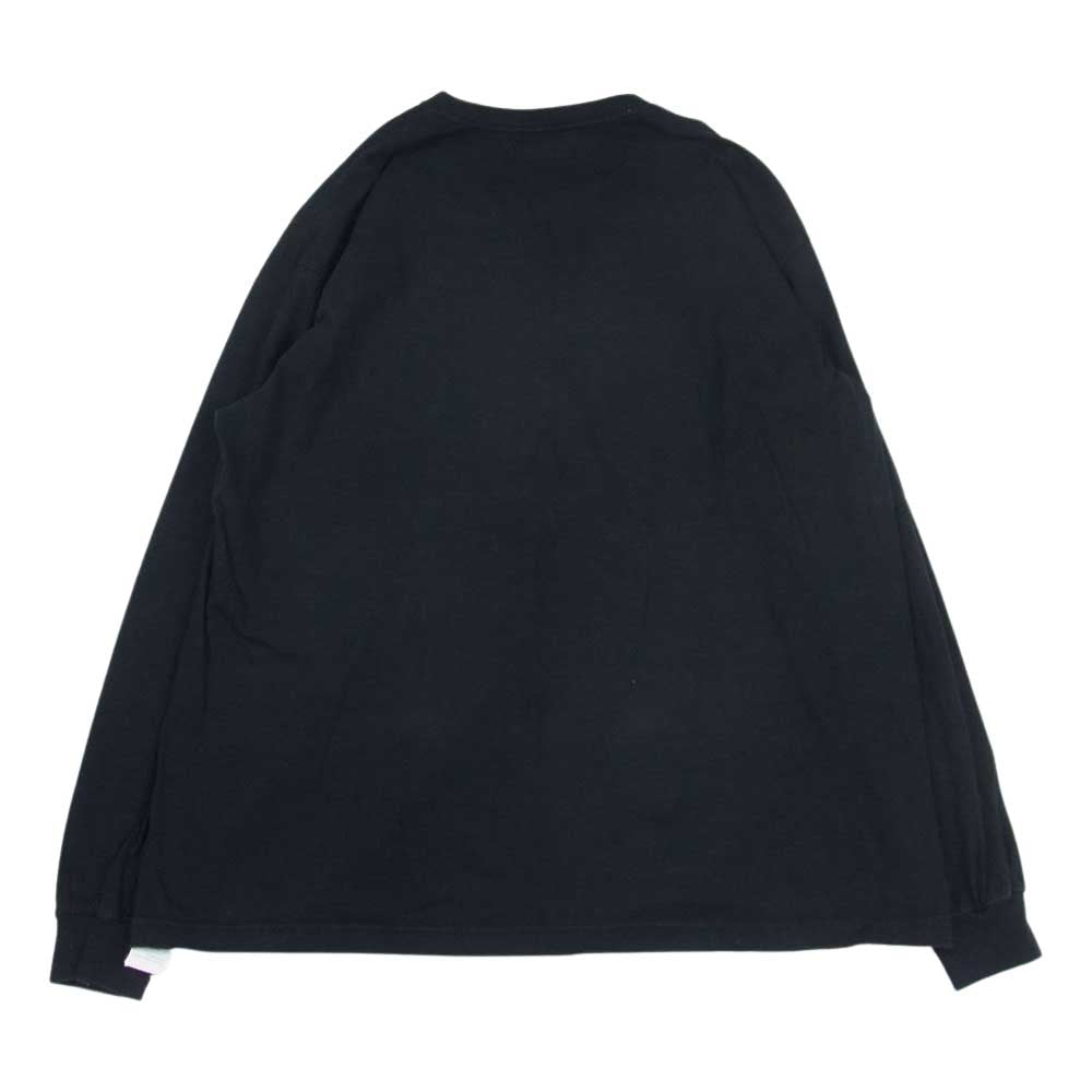 WTAPS ダブルタップス 22SS 221ATDT-LTM01S 40PCT UPARMORED L/S TEE 長袖Tシャツ ブラック系 02【中古】