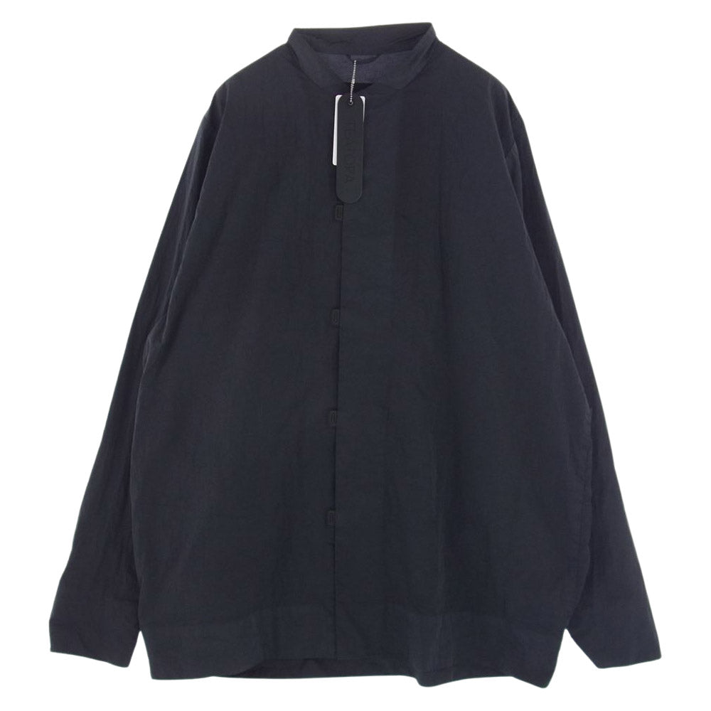 TEATORA テアトラ 22SS TT-SHT-003-MP CAPSULESNAP SHIRT METALLIC PACKABLE メタリック スマートパッキング パッカブル スタンドカラー 長袖 シャツ チャコール ○○○【美品】【中古】