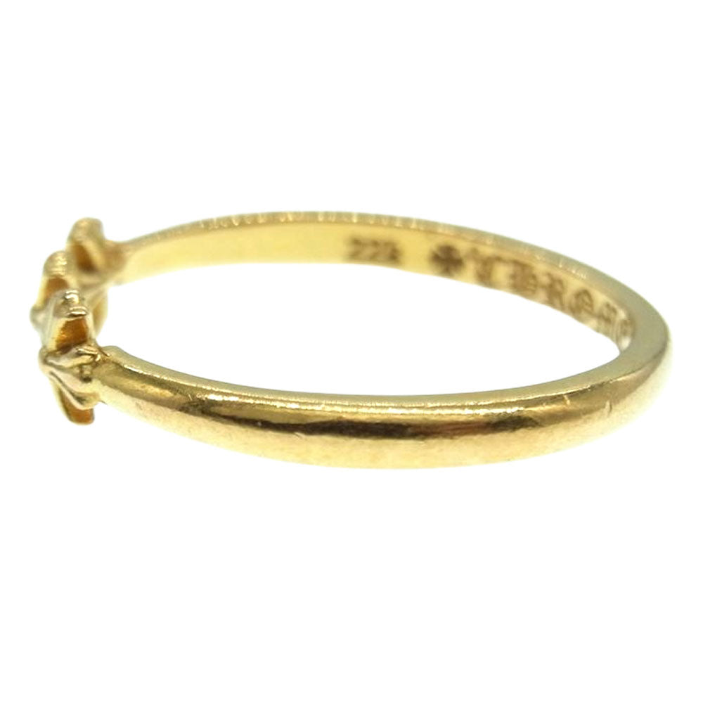 CHROME HEARTS クロムハーツ（原本無） 22K バブルガム 3CHプラス リング ゴールド系 9号【中古】