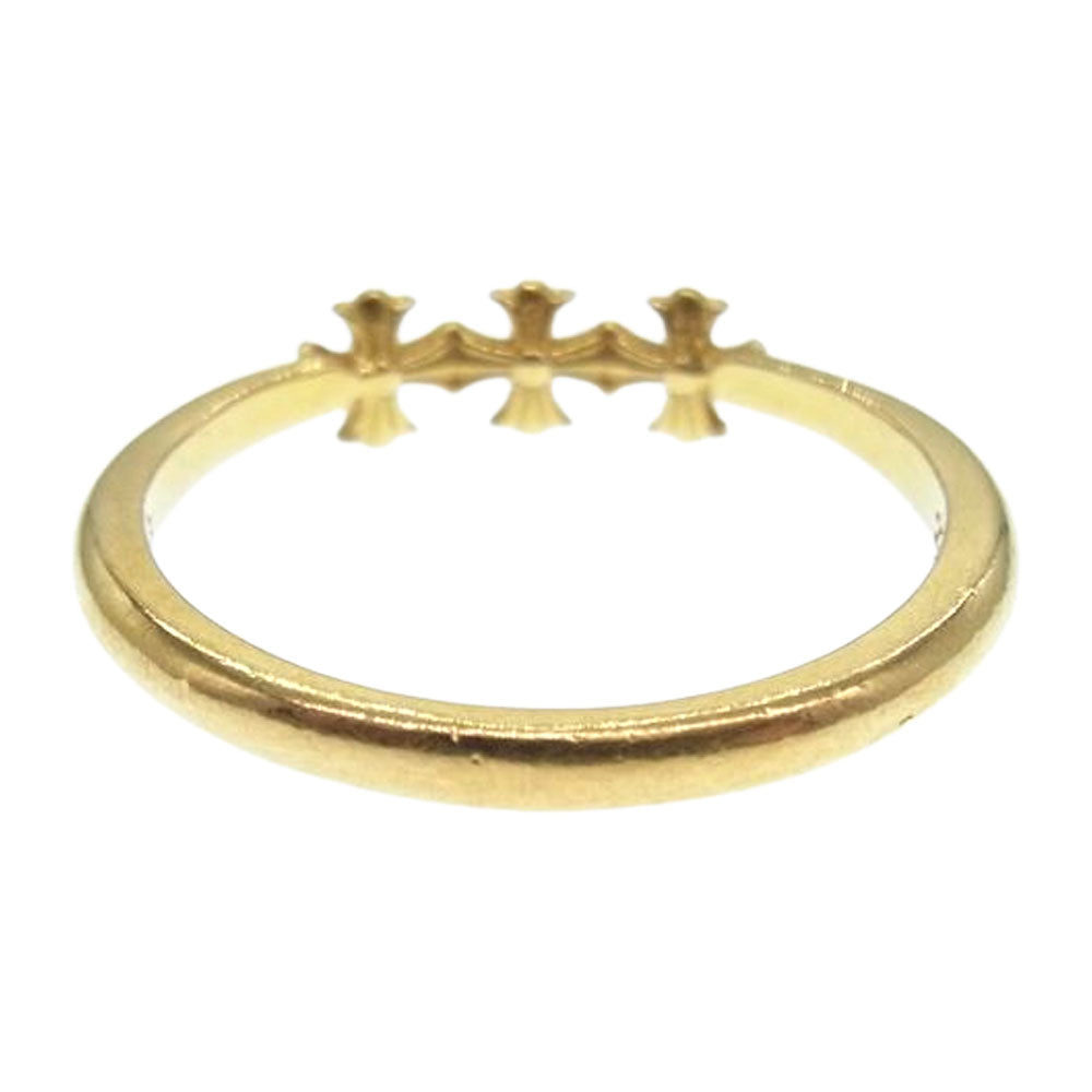 CHROME HEARTS クロムハーツ（原本無） 22K バブルガム 3CHプラス リング ゴールド系 9号【中古】