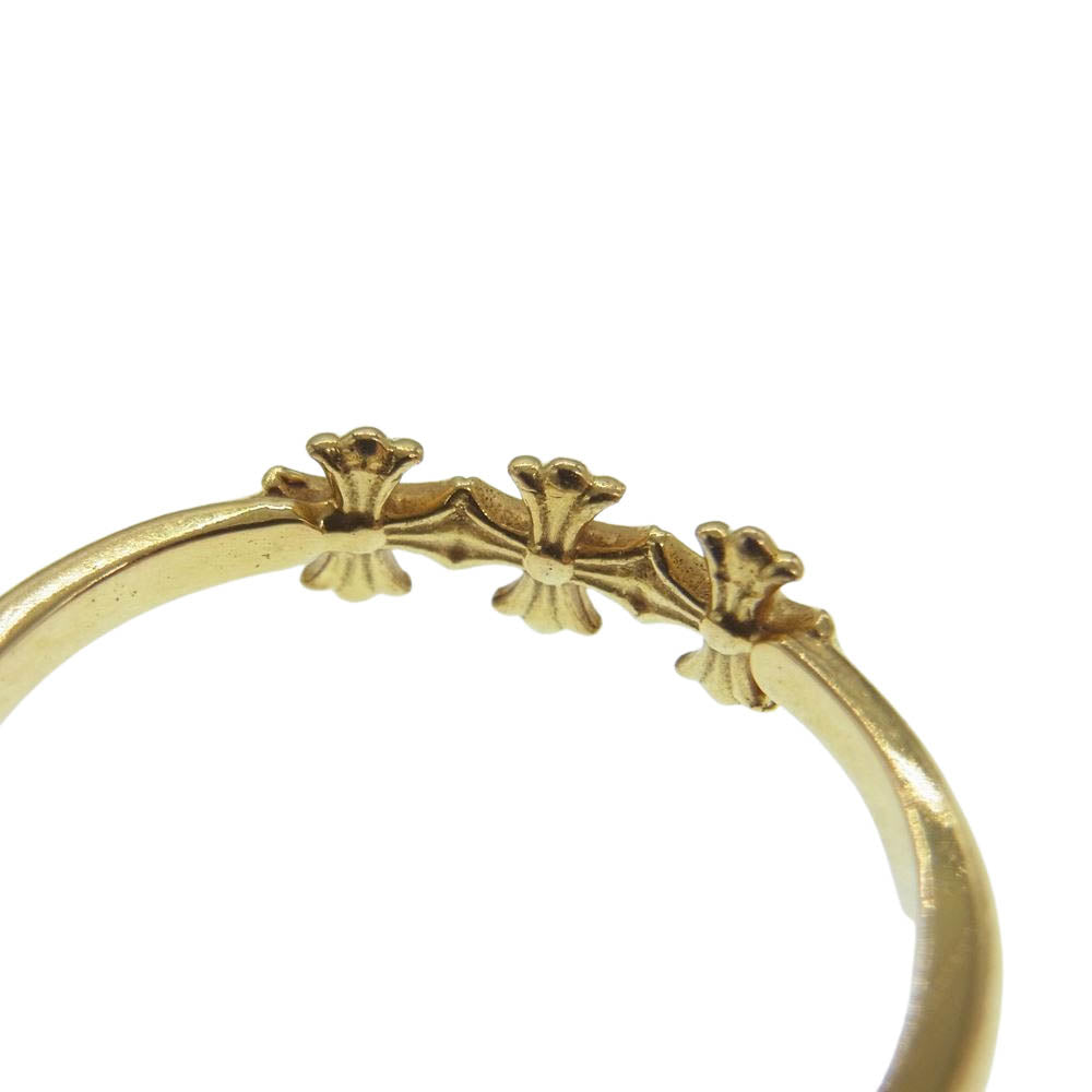 CHROME HEARTS クロムハーツ（原本無） 22K バブルガム 3CHプラス リング ゴールド系 9号【中古】