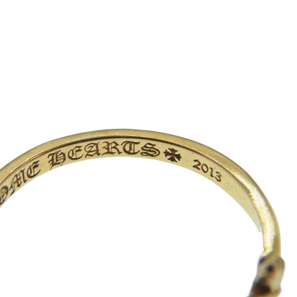 CHROME HEARTS クロムハーツ（原本無） 22K バブルガム 3CHプラス リング ゴールド系 9号【中古】