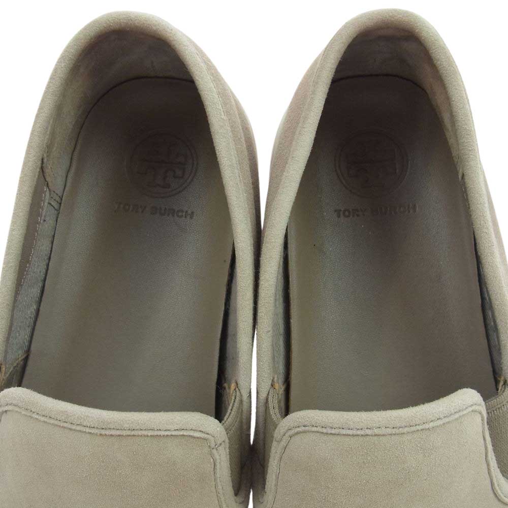 Tory Burch トリーバーチ スリッポン シューズ スニーカー  グレー系【中古】