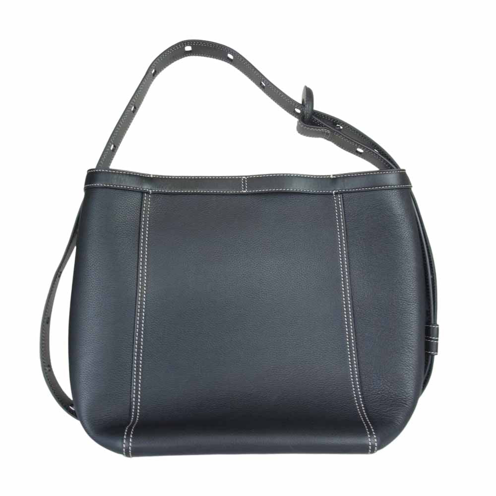 J&M Davidson ジェイアンドエムデヴィッドソン TONNE BAG ワンショルダー レザー トンバッグ ブラック系【美品】【中古】