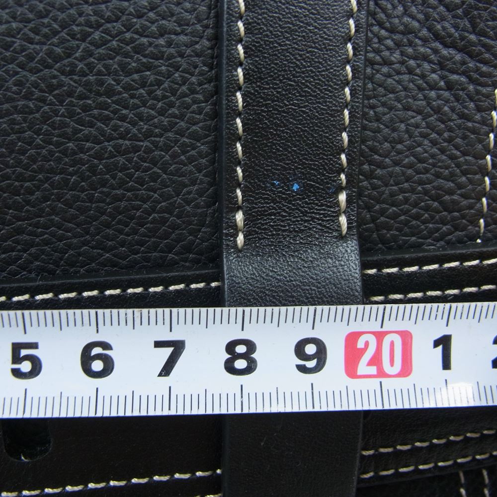 J&M Davidson ジェイアンドエムデヴィッドソン TONNE BAG ワンショルダー レザー トンバッグ ブラック系【美品】【中古】