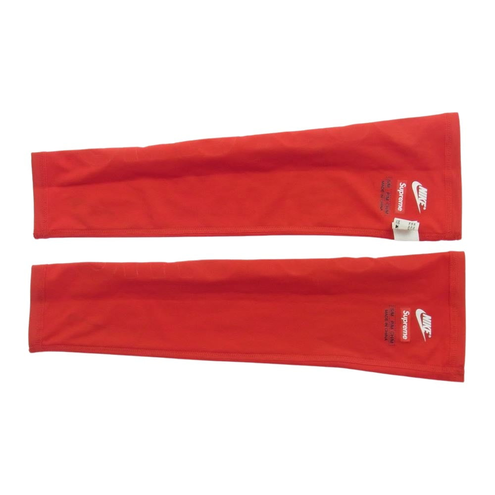 Supreme シュプリーム 17AW NIKE NBA Shooting Sleeve ナイキ シューティング スリーブ アームバンド サポーター 赤系 レッド系【美品】【中古】