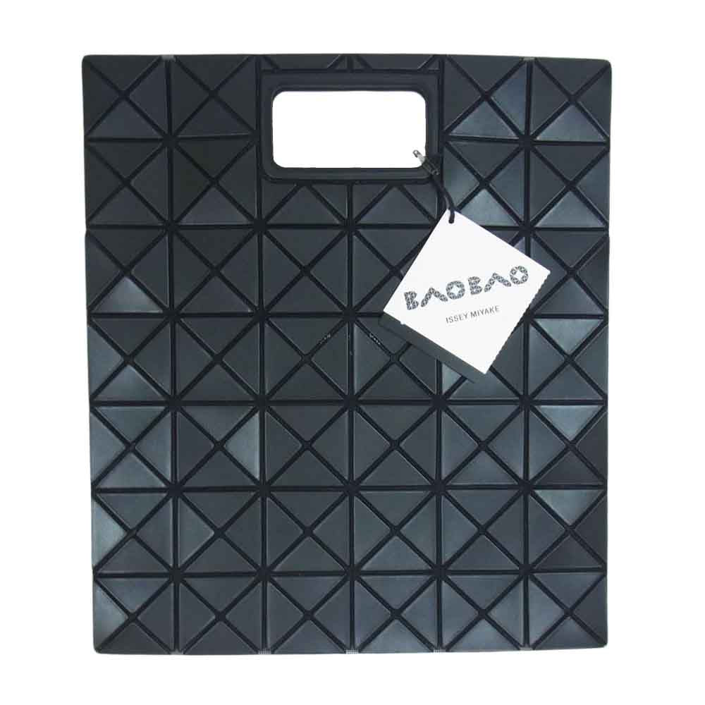 ISSEY MIYAKE イッセイミヤケ BAOBAO バオバオ BB21-AG652-16 ボッカマット ハンドバッグ クラッチバッグ ブラック系【極上美品】【中古】