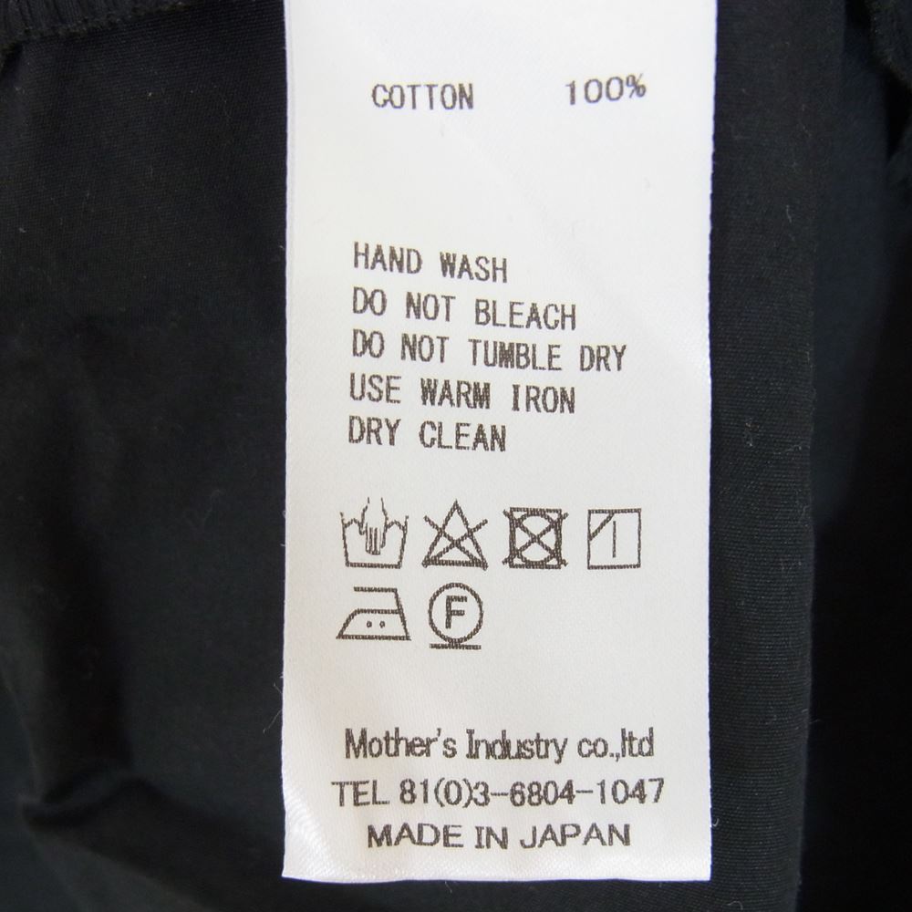 ミディウミソリッド 長袖 シャツ ブラウス ブラック系 サイズ表記無【中古】