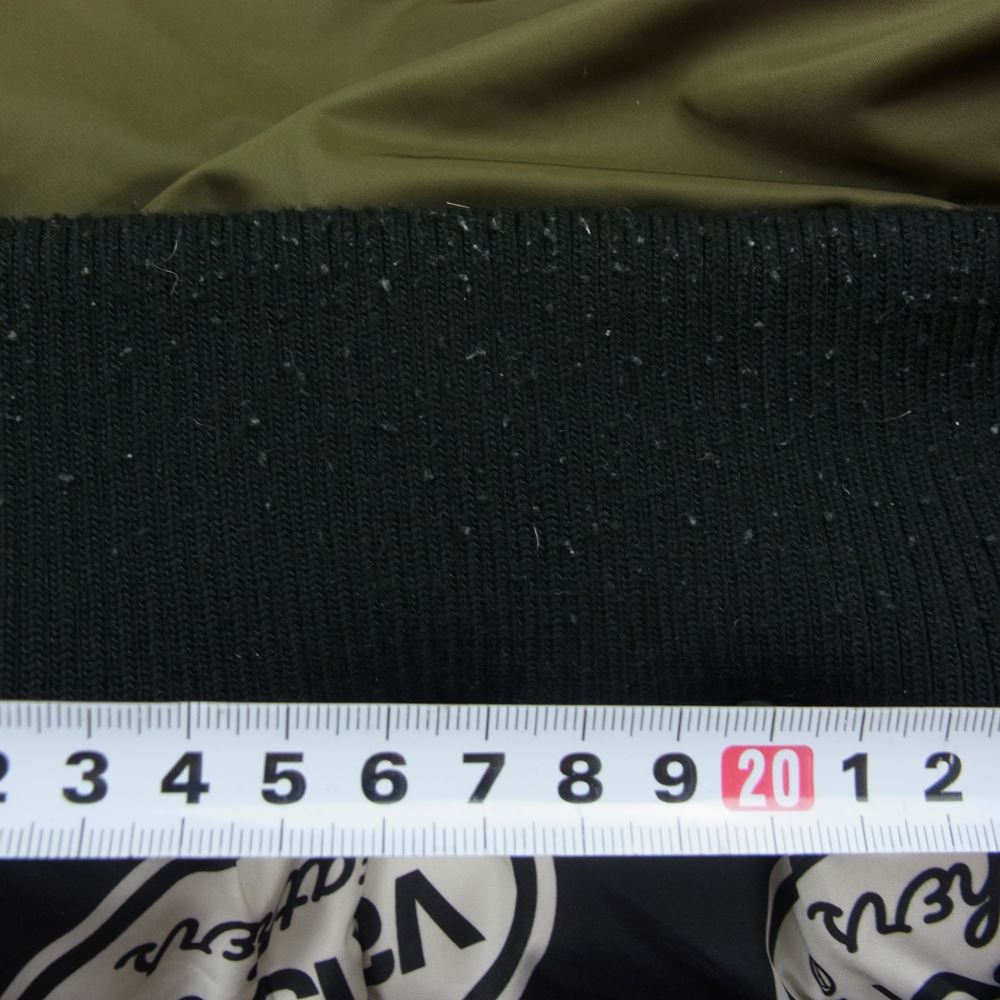 VANSON バンソン フライト ジャケット ボンバー カーキ系 M【中古】