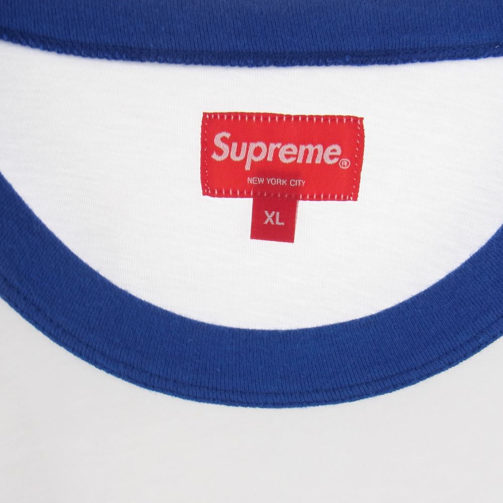 Supreme シュプリーム 23SS Sex In Heaven Ringer TEE セックス イン ヘブン リンガー 半袖 Tシャツ ホワイト系 XL【極上美品】【中古】
