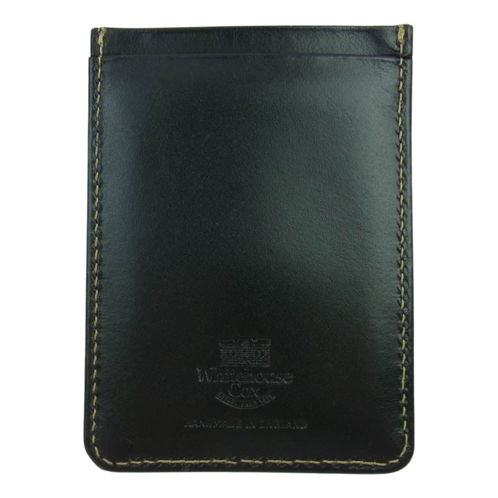 WHITE HOUSE COX ホワイトハウスコックス S9905 英国製 BRIDLE GREEN ブライドル グリーン パスケース カードケース 定期入れ ダークグリーン【美品】【中古】
