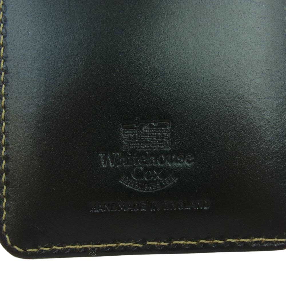 WHITE HOUSE COX ホワイトハウスコックス S9905 英国製 BRIDLE GREEN ブライドル グリーン パスケース カードケース 定期入れ ダークグリーン【美品】【中古】