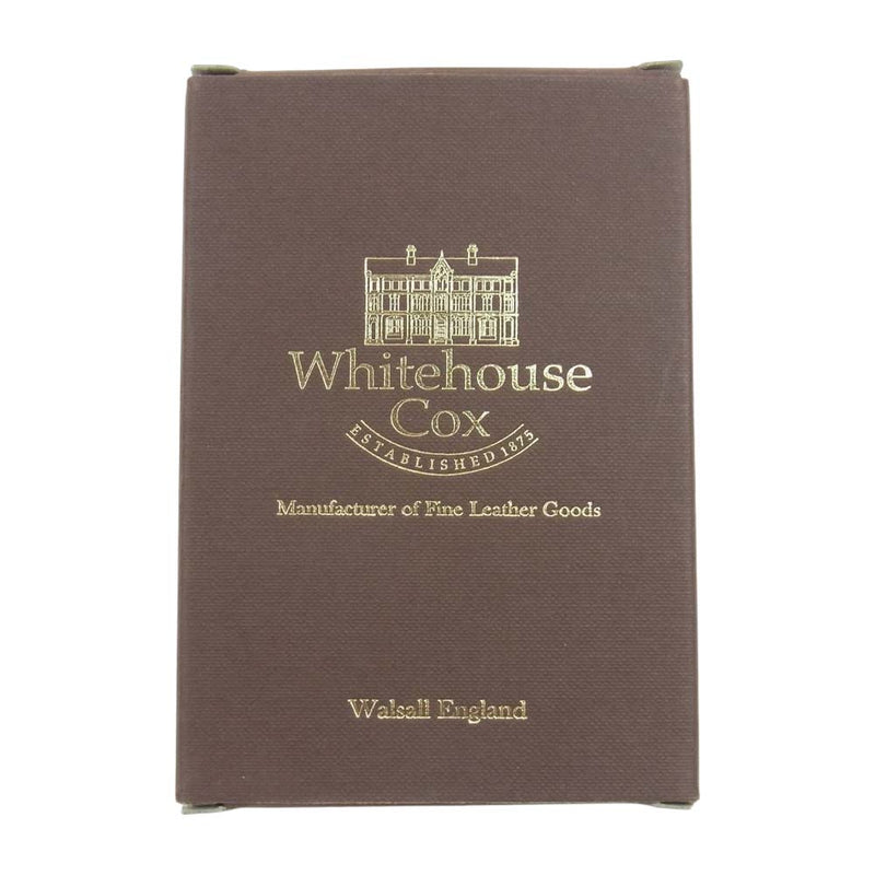 WHITE HOUSE COX ホワイトハウスコックス S9692 英国製 KEY CASE BRIDLE NAVY ブライドル ネイビー 6連 キーケース ダークネイビー系【中古】