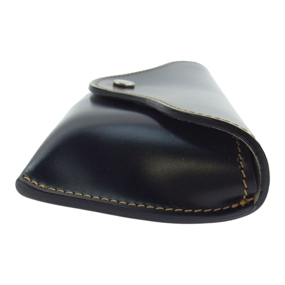 WHITE HOUSE COX ホワイトハウスコックス S8559 英国製 SPECTACLE CASE BRIDLE NAVY ブライドル ネイビー スペシャルケース レザー アイウェアケース メガネケース ダークネイビー系【新古品】【未使用】【中古】