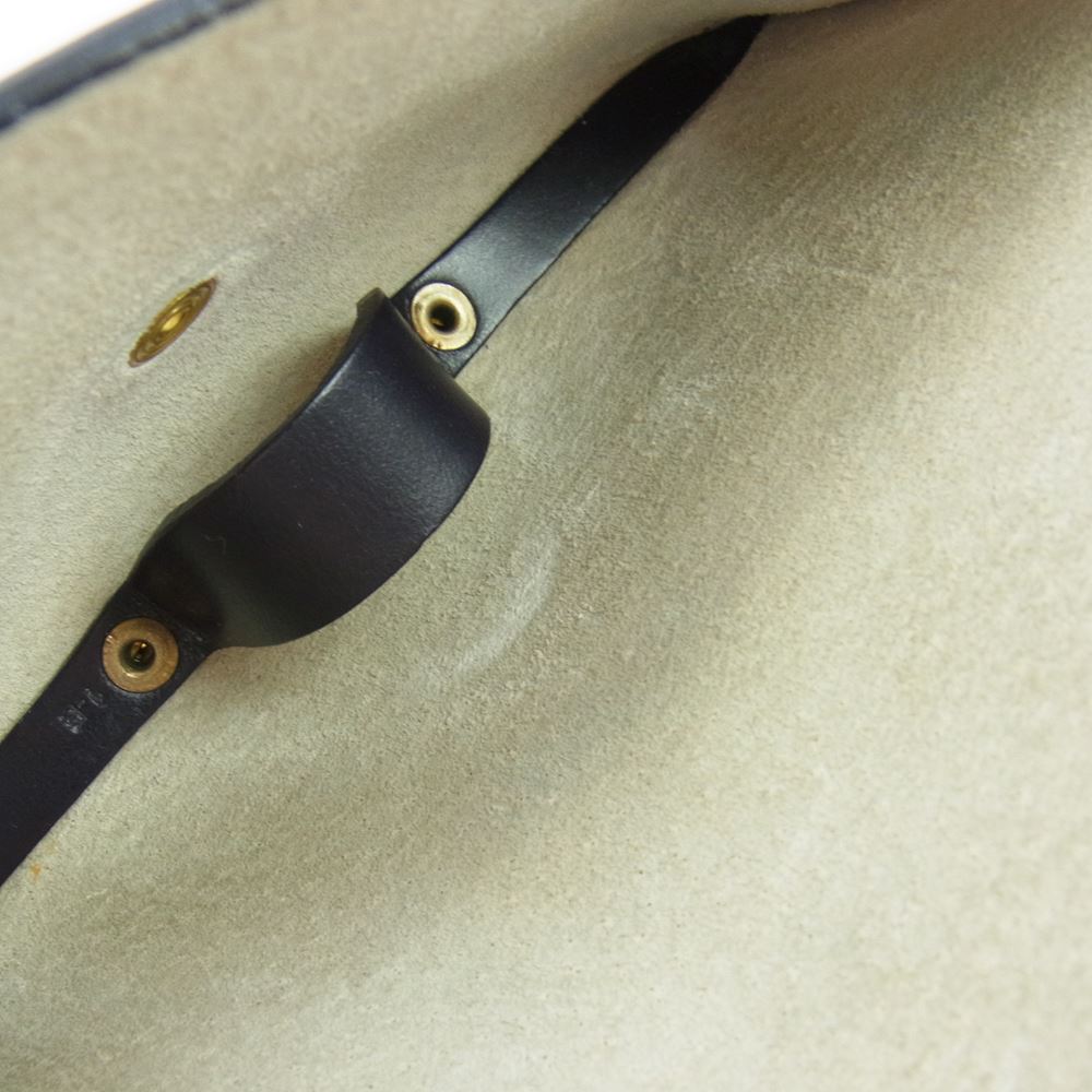 WHITE HOUSE COX ホワイトハウスコックス S8559 英国製 SPECTACLE CASE BRIDLE NAVY ブライドル ネイビー スペシャルケース レザー アイウェアケース メガネケース ダークネイビー系【新古品】【未使用】【中古】