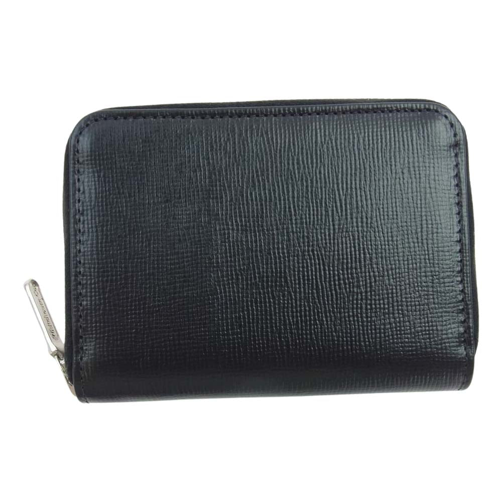 WHITE HOUSE COX ホワイトハウスコックス S1957 英国製 ZIP WALLET REGENT BRIDLE リージェント ブライドルレザーコレクション ラウンドファスナー ジップ ウォレット 財布 ブラック系【美品】【中古】