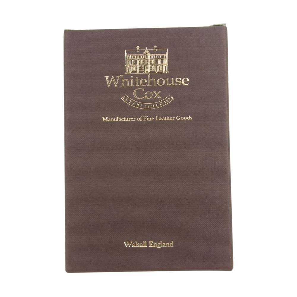 WHITE HOUSE COX ホワイトハウスコックス S1957 英国製 ZIP WALLET REGENT BRIDLE リージェント ブライドルレザーコレクション ラウンドファスナー ジップ ウォレット 財布 ブラック系【美品】【中古】