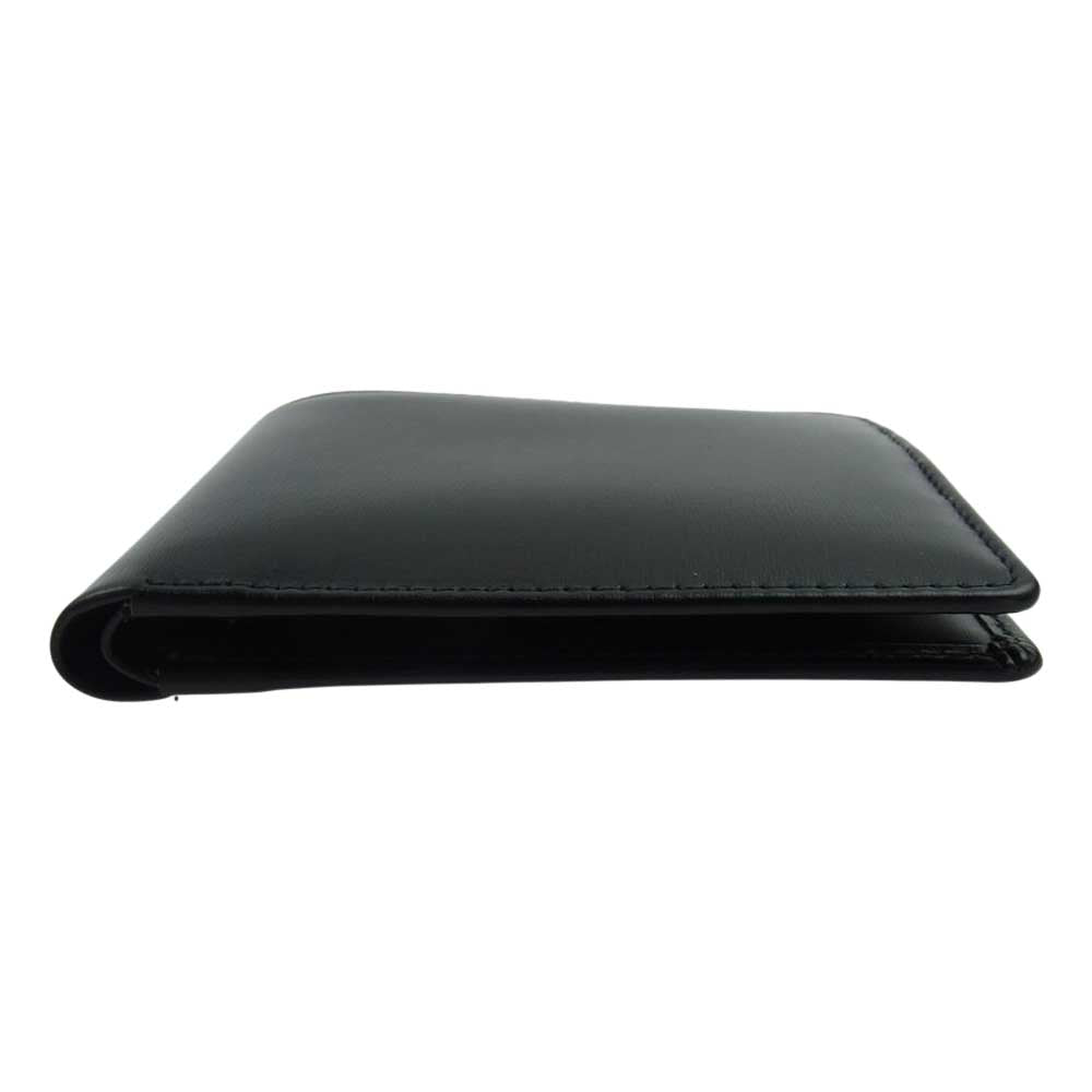 WHITE HOUSE COX ホワイトハウスコックス S8772 英国製 INDIVIDUAL COLLECTION NOTE CASE カーフレザー ハーフベジタブルタンニング ノートケース 二つ折り財布 ブラック系【美品】【中古】