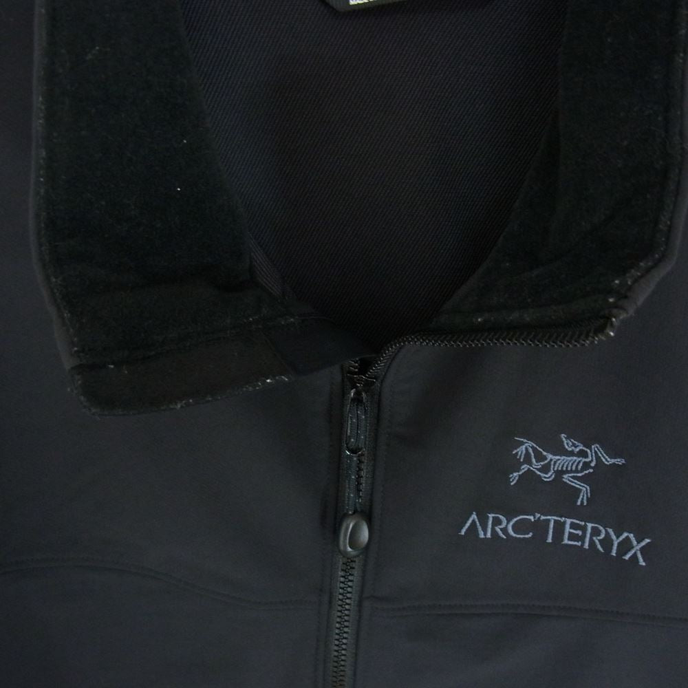 ARC'TERYX アークテリクス 17308 国内正規品 GAMMA LT JACKET ガンマ ソフトシェル フルジップ ジャケット ブラック系 S/P【中古】