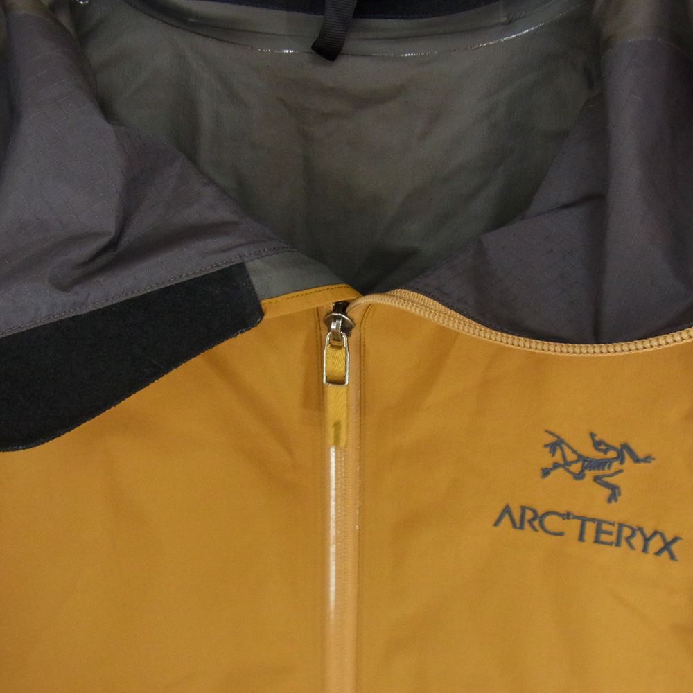 ARC'TERYX アークテリクス 21776 国内正規品 ZETA SL JACKET YUKON ゼータ ナイロン フルジップ ジャケット マウンテンパーカ ブラウン系 XS【中古】