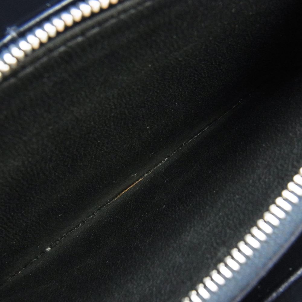 WHITE HOUSE COX ホワイトハウスコックス S2622-6 英国製 BRIDLE NAVY ブライドル ネイビー レザー ラウンドファスナー ロングウォレット 長財布 ダークネイビー系【極上美品】【中古】
