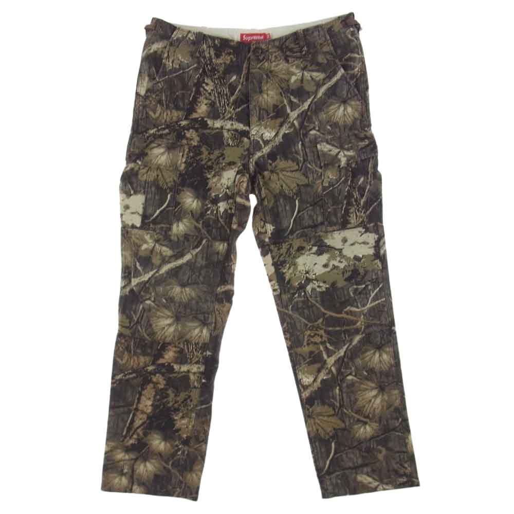 Supreme シュプリーム Cargo Pant Tree Camo リアルツリーカモ  カーゴ パンツ 迷彩 ブラウン系 32【中古】