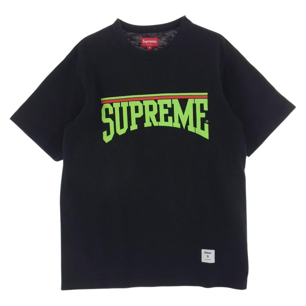 Supreme シュプリーム 18SS  Arch S/S Top アーチロゴ ヘビーウエイト 半袖 Tシャツ ブラック系 S【中古】