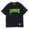 Supreme シュプリーム 18SS  Arch S/S Top アーチロゴ ヘビーウエイト 半袖 Tシャツ ブラック系 S【中古】