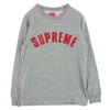 Supreme シュプリーム 16SS Arc Logo L/S Top アーチロゴ 長袖 Tシャツ ロンT グレー系 S【中古】