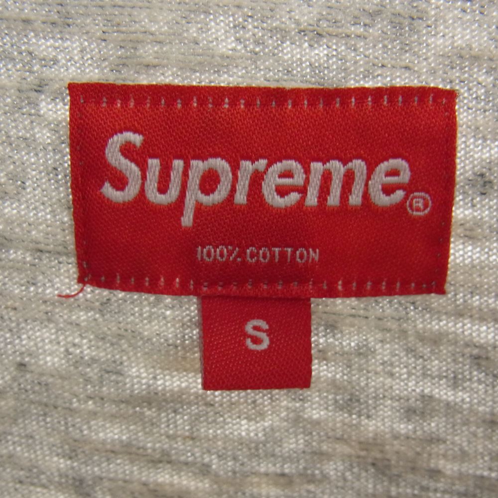 Supreme シュプリーム 16SS Arc Logo L/S Top アーチロゴ 長袖 Tシャツ ロンT グレー系 S【中古】