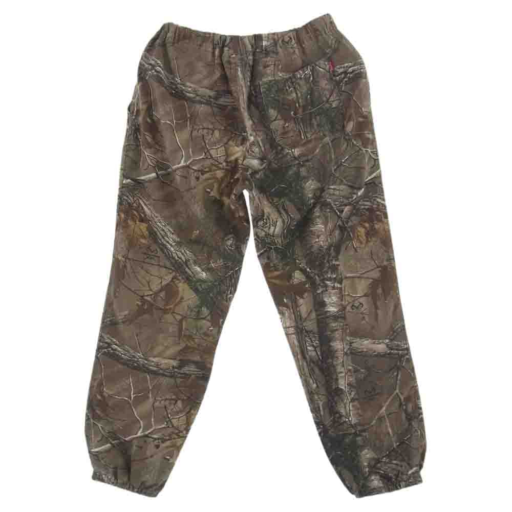 Supreme シュプリーム 17AW  Realtree Camo Flannel Pant リアルツリーカモフランネルパンツ イージーパンツ 迷彩  ブラウン系 S【中古】