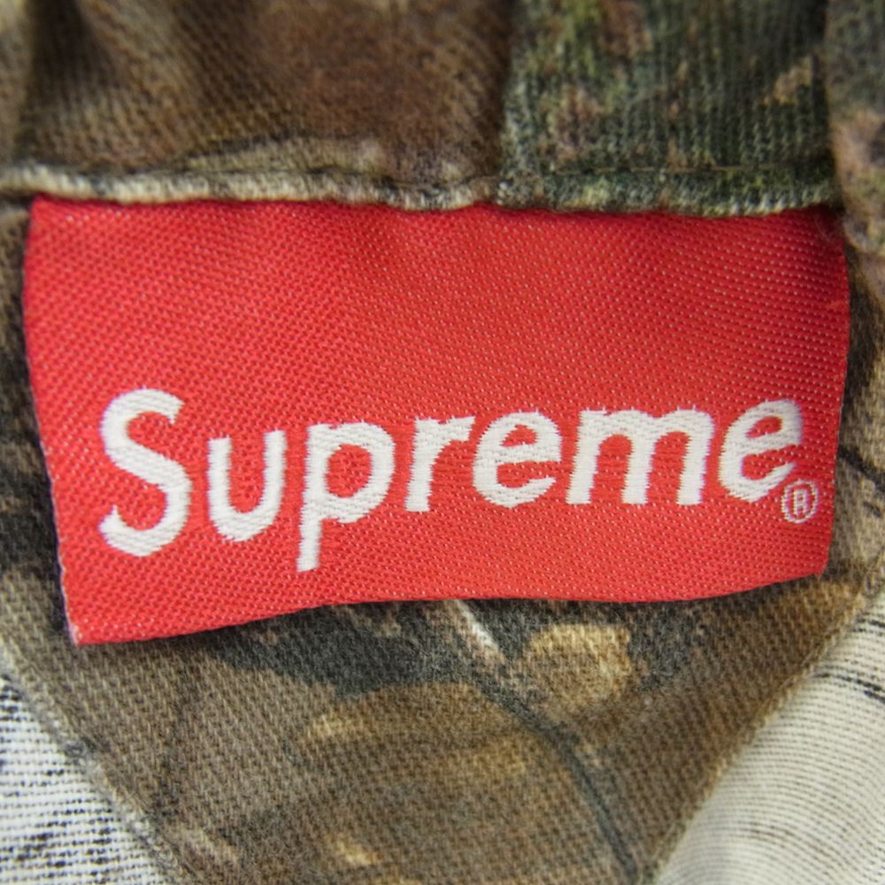 Supreme シュプリーム 17AW  Realtree Camo Flannel Pant リアルツリーカモフランネルパンツ イージーパンツ 迷彩  ブラウン系 S【中古】