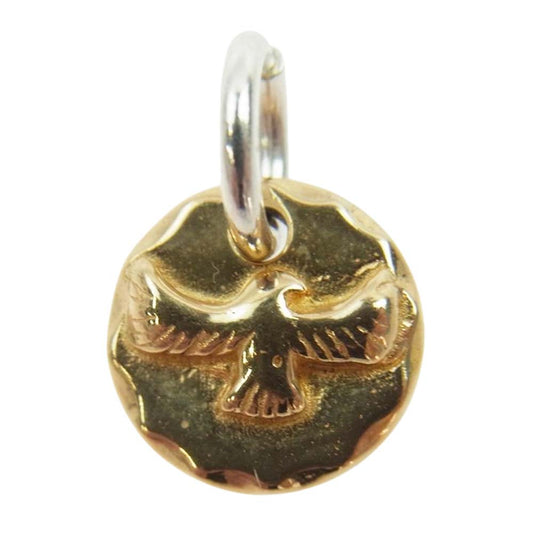 タディアンドキング チビメタル K18 イーグル 金メタル ペンダントトップ ゴールド系【中古】