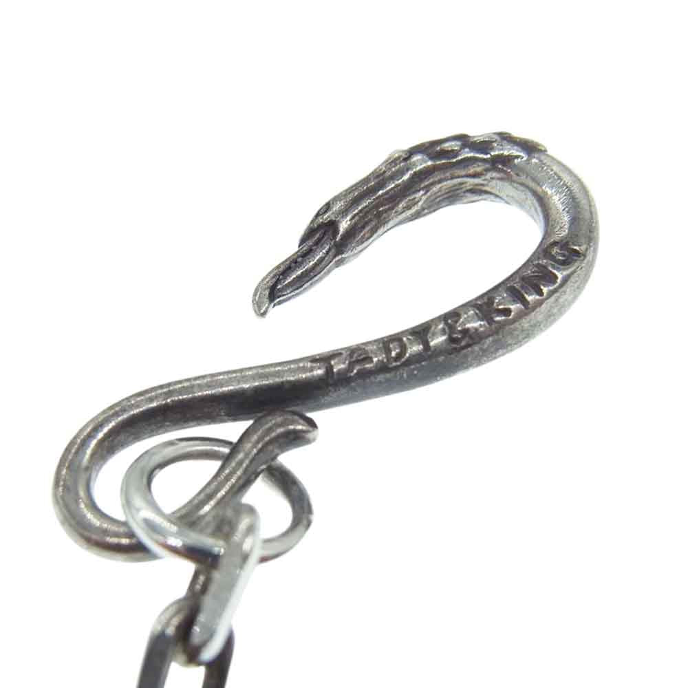 タディアンドキング イーグル フック ＆ レギュラーホイール 金縄ターコイズ付き チェーン ネックレス シルバー系【中古】