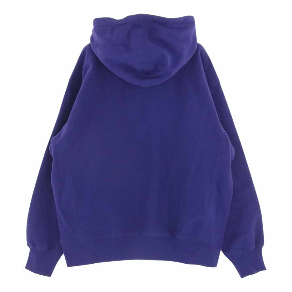Supreme シュプリーム 20AW  Cross Box Logo Hooded Sweatshirt クロスボックスロゴ 刺繍 スウェット プルオーバー パーカー パープル パープル系 S【中古】