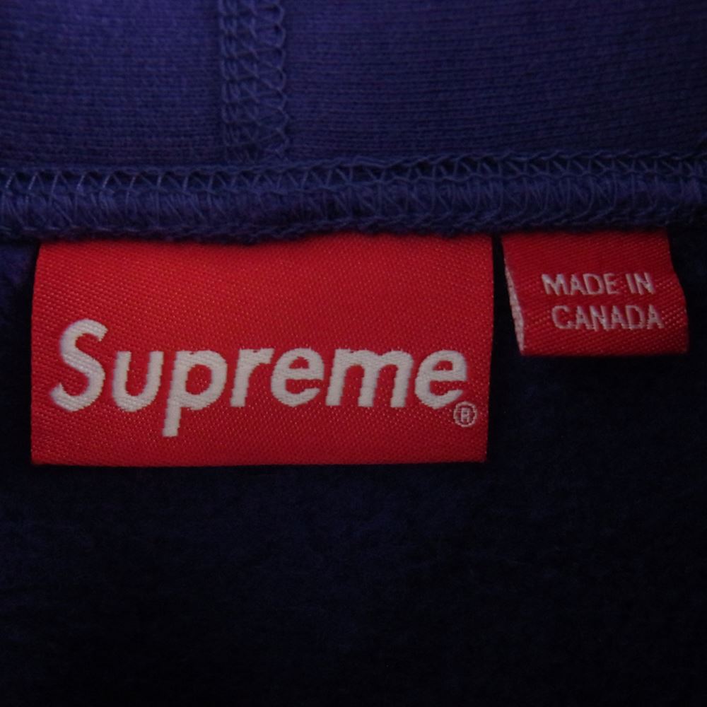 Supreme シュプリーム 20AW  Cross Box Logo Hooded Sweatshirt クロスボックスロゴ 刺繍 スウェット プルオーバー パーカー パープル パープル系 S【中古】