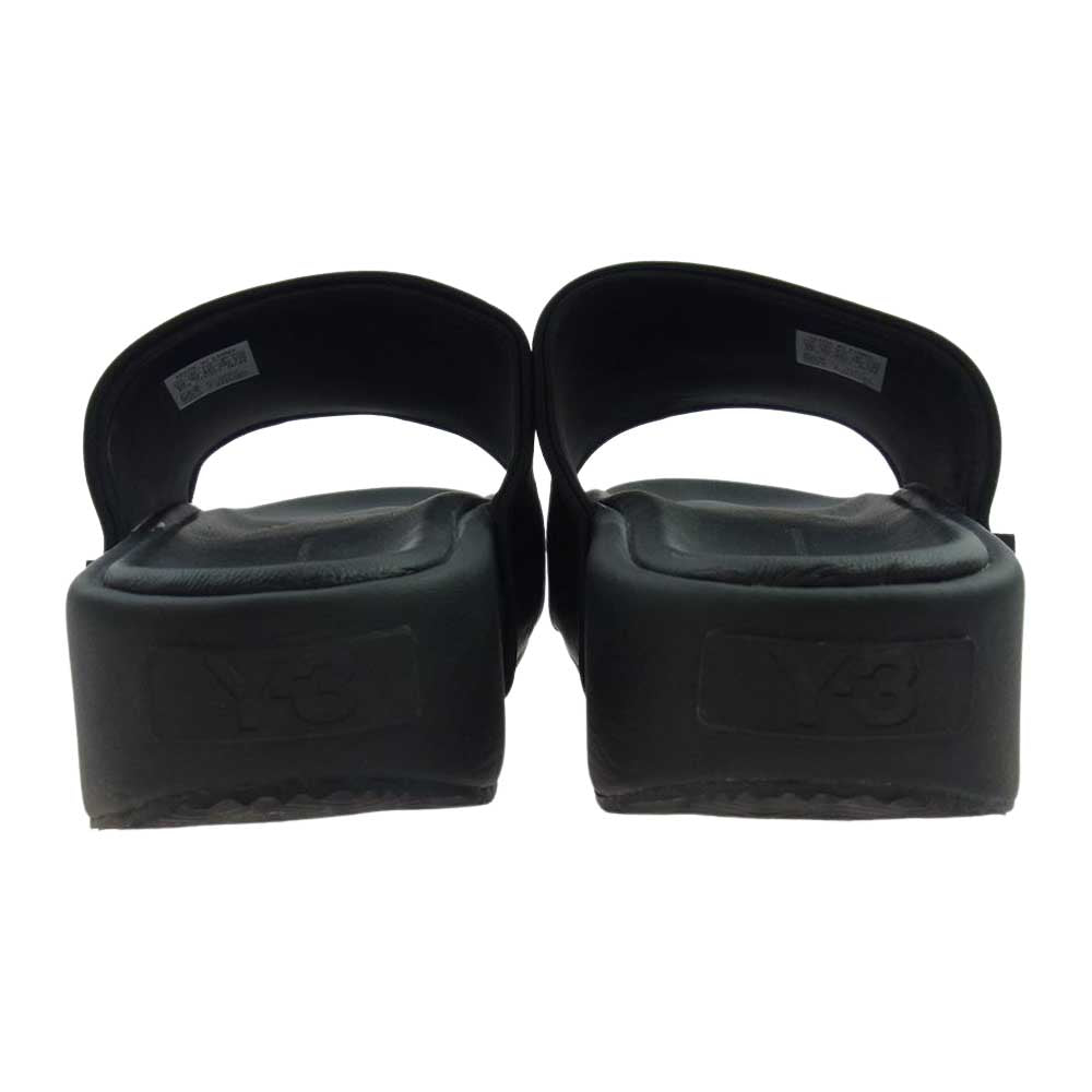 Y-3 Yohji Yamamoto ワイスリー ヨウジヤマモト GW8631 SLIDES スライド サンダル ブラック ブラック系 28.5cm【中古】