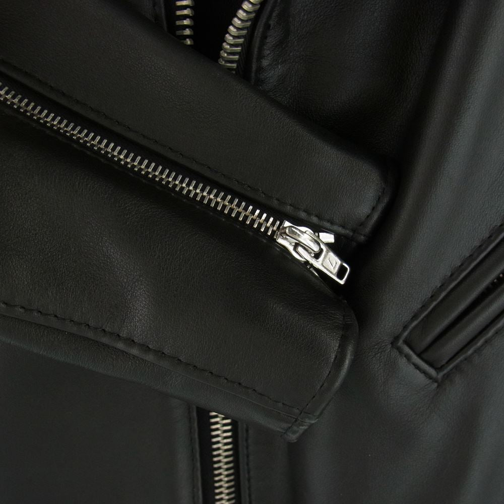 Lewis Leathers ルイスレザー 441T CYCLONE TIGHT FIT サイクロン タイトフィット カウハイド レザー ライダース ジャケット ブラック系 36【中古】