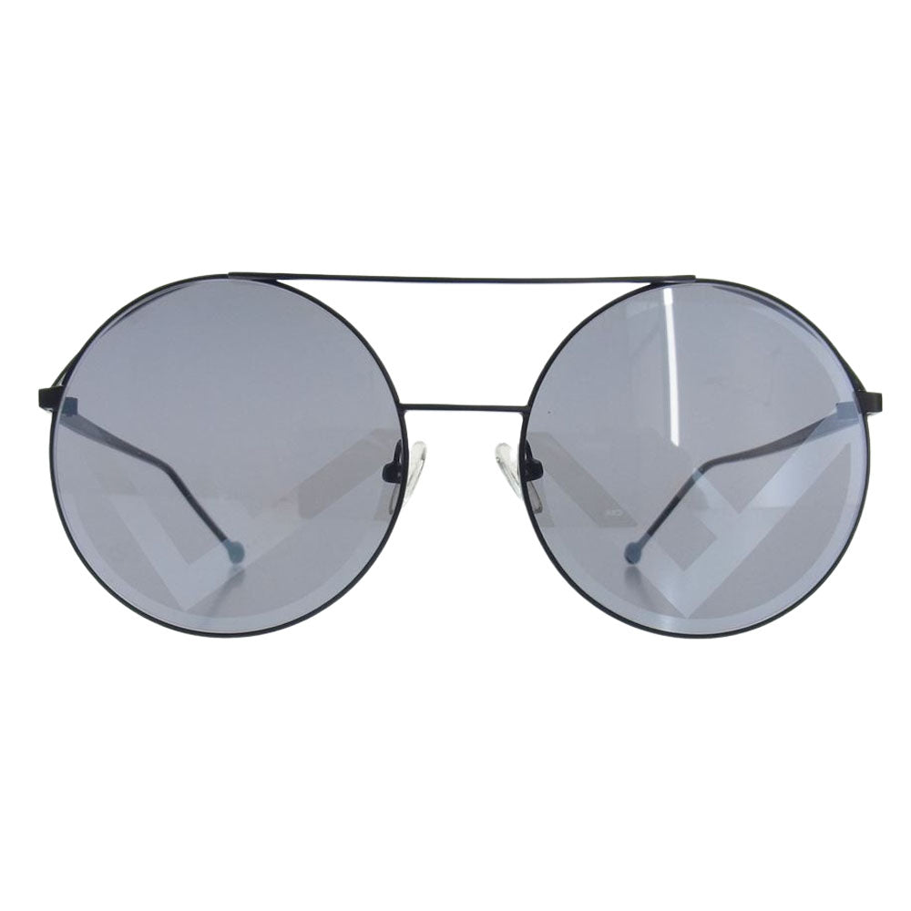 FENDI フェンディ FF0285/S ラナウェイ サークルロゴ サングラス ブラック系【中古】
